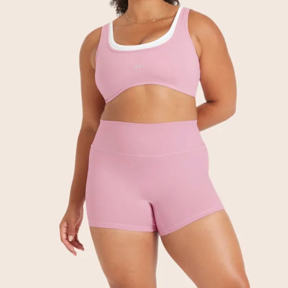 Set Active Formcloud Cloud Shorts - Cowgirl Pink Small NWT